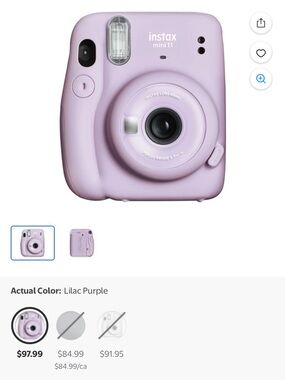 Fujifilm instax mini 11 Instant Camera - Lilac